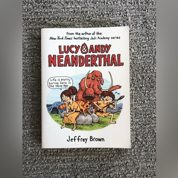 Lucy and Andy Neanderthal by Jeffrey Brown - Picture 1 of 2